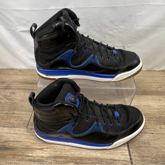 Nike Jordan Flight TR 97 Black Game Royal Men's US Size 12 Sneakers 428826-006 - Picture 2 of 11